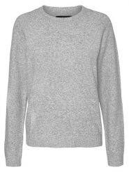 Vero Moda Sweter w kolorze szarym rozmiar: XL. Szare swetry klasyczne damskie Vero Moda, xl, bez kołnierzyka. Za 70.41 zł.