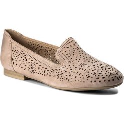Lordsy CAPRICE - 9-24501-20 Rose Nubuck 509. Czerwone mokasyny damskie Caprice, z materiału. W wyprzedaży za 139.00 zł.