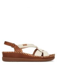 Pikolinos Sandały Cadaques W8K-1839C2 Biały. Białe sandały damskie Pikolinos, bez wzorów, ze skóry, bez obcasa, na płaskiej podeszwie. Za 559.99 zł.