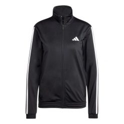 Damska bluza dresowa adidas Tricot 3-Stripes. Czarne bluzy bez kaptura damskie Adidas, m, z dresówki. Za 186.99 zł.