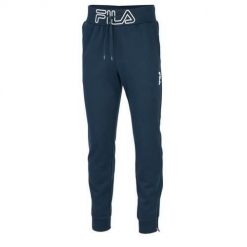 Spodnie treningowe męskie Fila Leo. Niebieskie spodnie dresowe męskie Fila, bez wzorów, z dresówki. Za 322.00 zł.