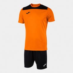 Zestaw Sportowy Joma Phoenix II 3XL Pomarańczowo-Czarny dla Mężczyzn. Brązowe szorty męskie Joma, m, z materiału, do biegania. Za 72.05 zł.