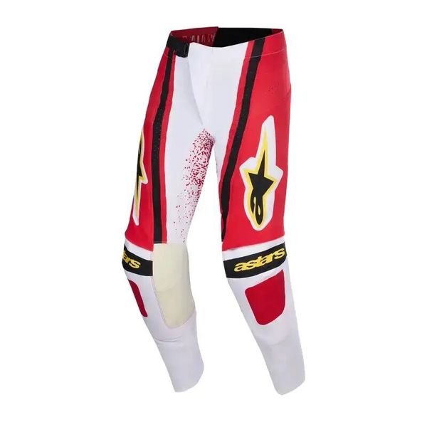 Spodnie motocyklowe crossowe Alpinestars Techstar Nomur. Czerwone spodnie materiałowe męskie ALPINESTARS, bez wzorów, z materiału. Za 712.50 zł.