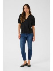 Cream Bluzka w kolorze czarnym rozmiar: S. Czarne bluzki damskie Cream, s, bez wzorów, bez kołnierzyka, bez ramiączek. Za 64.45 zł.