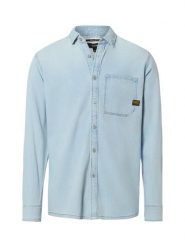 G-Star RAW koszula dżinsowa - Asinart 80Z Denim Mężczyźni Regular Fit Bawełna niebieski, L. Niebieskie koszule męskie G-Star Raw, l, bez wzorów, z bawełny, bez kołnierzyka, bez ramiączek. Za 229.95 zł.