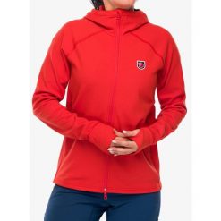 Bluza polarowa damska Fjallraven Expedition Fleece Hoodie. Brązowe bluzy bez kaptura damskie Fjällräven, xs, z polaru. Za 760.99 zł.