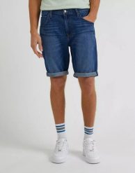 LEE 5 POCKET SHORT MĘSKIE SZORTY VCR DARK WORN L73MHVB72 112331761. Szorty męskie Lee, bez kołnierzyka. Za 159.99 zł.
