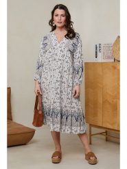 Curvy Lady Sukienka w kolorze beżowym rozmiar: 40/42. Brązowe sukienki damskie Curvy Lady, bez wzorów, z wiskozy, klasyczne, bez kołnierzyka, bez ramiączek, midi. Za 70.08 zł.