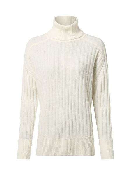 Gant sweter z dzianiny z zawartością wełny Kobiety biały, XS. Białe golfy damskie Gant, xs, bez wzorów, z dzianiny, bez ramiączek. Za 479.95 zł.