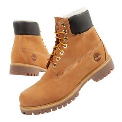 Buty trekkingowe Timberland Premium 6. Brązowe buty trekkingowe męskie Timberland, na zimę, z nubiku, bez zapięcia. Za 838.16 zł.