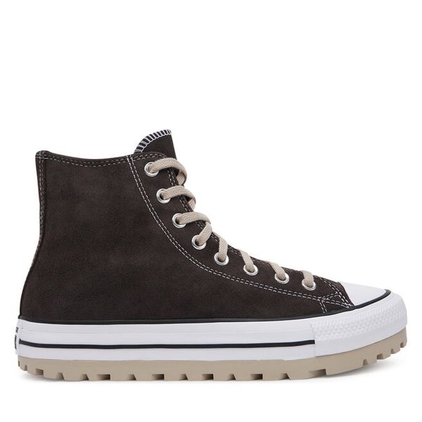 Trampki Converse. Brązowe trampki i tenisówki męskie Converse, bez wzorów, bez zapięcia. Za 299.99 zł.
