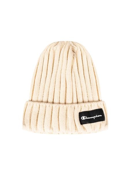 Czapka outdoor zimowa unisex Beanie. Brązowe czapki męskie CHAMPION, na zimę, z aplikacjami, z dzianiny, eleganckie. Za 93.00 zł.