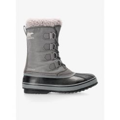 Buty zimowe męskie Sorel 1964 Pac Nylon WP. Szare buty trekkingowe męskie Sorel, na zimę, z nylonu, bez zapięcia, trekkingowe. Za 445.99 zł.