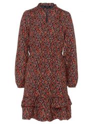 More & More Sukienka w kolorze czarno-czerwonym rozmiar: 44. Czarne sukienki damskie MORE & MORE, bez wzorów, z wiskozy, bez kołnierzyka, bez ramiączek, midi. Za 134.85 zł.