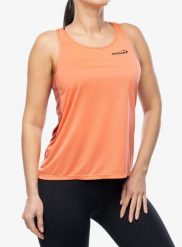 Koszulka biegowa damska Inov-8 Performance Vest. Brązowe t-shirty damskie Inov-8, xs, bez wzorów, z materiału, bez kołnierzyka. Za 82.49 zł.