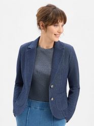 More & More bluza dresowa Kobiety Sztuczne włókno niebieski, 34. Niebieskie bluzy bez kaptura damskie MORE & MORE, z dresówki. Za 329.95 zł.