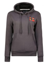 Geographical Norway Bluza "Genifer" w kolorze ciemnoszarym rozmiar: S. Szare bluzy z kapturem damskie Geographical Norway, s. Za 101.23 zł.