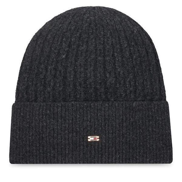 Czapka Tommy Hilfiger. Czarne czapki zimowe damskie Tommy Hilfiger. Za 159.99 zł.