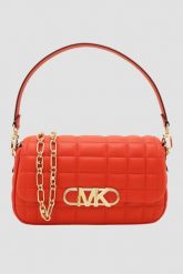 MICHAEL KORS Karolowa torebka MD Conv. Czerwone torebki klasyczne damskie Michael Kors, bez wzorów, ze skóry, bez dodatków. W wyprzedaży za 859.99 zł.