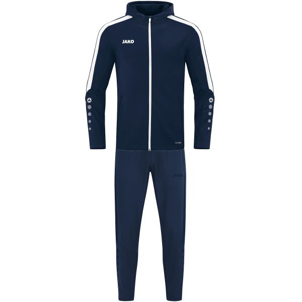 Dres rekreacyjny Jako Power. Niebieskie spodnie dresowe damskie Jako, xl, bez wzorów, z dresówki. Za 331.45 zł.