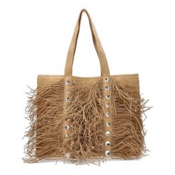Modna Brązowa Torebka Damska Sca'Viola W Stylu Boho. Brązowe shopper bag damskie Sca'viola, bez wzorów, na ramię, bez dodatków. Za 249.00 zł.