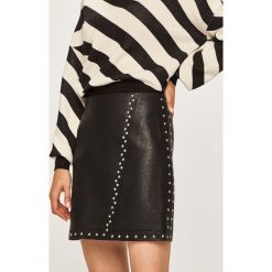 Morgan - Spódnica. Czarne spódniczki damskie Morgan, bez wzorów, z materiału, mini, proste. Za 279.90 zł.