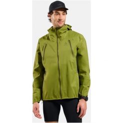 Kurtka męska ODLO Jacket X-ALP WATERPROOF PRO. Zielone kurtki narciarskie i snowboardowe damskie Odlo, l, bez wzorów, z elastanu, z kapturem, do biegania. Za 1,049.99 zł.