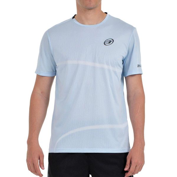 T-shirt Bullpadel Cheles 704 XXL. Niebieskie t-shirty damskie bullpadel, uniwersalny, bez wzorów, bez kołnierzyka. Za 149.70 zł.