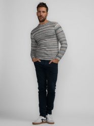 Petrol Industries Sweter w kolorze beżowym rozmiar: S. Brązowe swetry męskie Petrol Industries, s, bez wzorów, bez kołnierzyka. Za 130.99 zł.