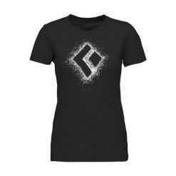 Koszulka damska bawełniana Black Diamond Chalked Up 2.0 Tee z krótkim rękawem. Czerwone t-shirty damskie Black Diamond, l, bez wzorów, z bawełny, bez kołnierzyka. Za 124.99 zł.