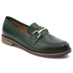 Zielone Mokasyny Exquisite Stylowe Obuwie Damskie. Zielone mokasyny damskie EXQUISITE, z materiału. Za 339.00 zł.
