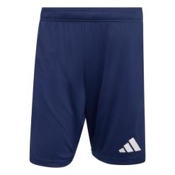 Spodenki męskie adidas Entrada Training. Białe szorty męskie Adidas, bez kołnierzyka. Za 73.99 zł.