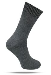 Ciepłe Wełniane Skarpetki Zimowe - Ciemnostalowe. Szare skarpetki męskie His Story, bez wzorów, z elastanu. Za 39.99 zł.