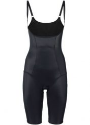 Modelujące body bezszwowe, średni stopień modelowania sylwetki. Czarne body damskie bonprix, bez wzorów. Za 139.99 zł.