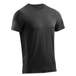 Koszulka sportowa z krótkim rękawem CEP męska. Czarne t-shirty sportowe męskie CEP, m, bez ramiączek. Za 199.00 zł.