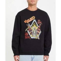 Bluza Volcom Noder CRW Czarna. Czarne bluzy bez kaptura męskie Volcom, l. Za 251.69 zł.