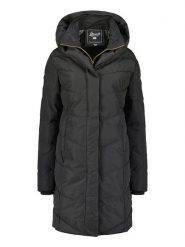 Geographical Norway Płaszcz pikowany "Djamila" w kolorze czarnym rozmiar: XL. Czarne płaszcze damskie Geographical Norway, xl, bez wzorów. Za 189.29 zł.