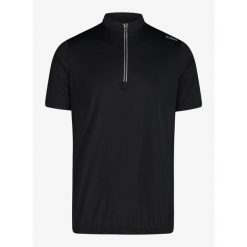 Koszulka rowerowa męska CMP Apex Bike T-Shirt. Czarne t-shirty męskie CMP, m, bez wzorów, bez kołnierzyka. Za 198.99 zł.