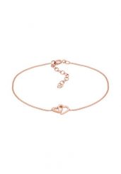 Elli Damski symbol miłości serce srebro 925 Sterling Silver Bransoletki 1 ct. Szare bransoletki damskie Elli, srebrne. Za 228.99 zł.