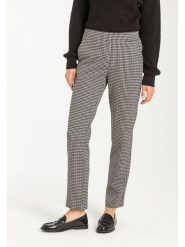 More & More Spodnie w kolorze czarno-białym rozmiar: 34. Białe spodnie materiałowe damskie MORE & MORE, bez wzorów, z materiału. Za 100.52 zł.