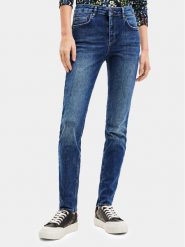 Desigual Jeansy 23WWDD90 Niebieski Skinny Fit. Niebieskie jeansy damskie Desigual. Za 209.99 zł.