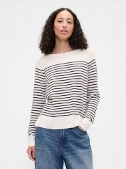 GAP Sweter w kolorze kremowym rozmiar: M. Brązowe swetry klasyczne damskie GAP, m, bez kołnierzyka. Za 86.99 zł.