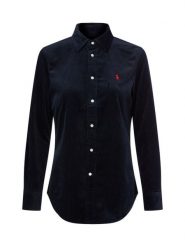 Polo Ralph Lauren koszula sztruksowa Kobiety Bawełna niebieski, 34. Niebieskie koszule damskie Polo Ralph Lauren, bez wzorów, z bawełny, casualowe, bez kołnierzyka, bez ramiączek. Za 649.95 zł.