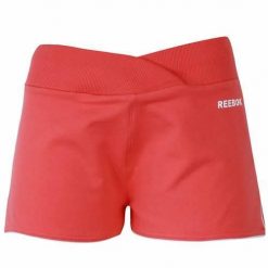 Spodnie treningowe damskie Reebok AEWD7002B92. Czerwone spodnie sportowe damskie Reebok, l, z bawełny, na fitness i siłownię. Za 129.99 zł.