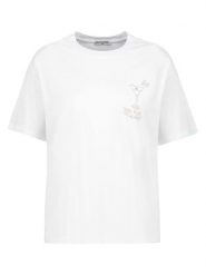 Eight2Nine Koszulka w kolorze białym rozmiar: XL. Białe bluzki damskie Eight2Nine, xl, bez wzorów, z bawełny, bez kołnierzyka, bez ramiączek. Za 43.99 zł.