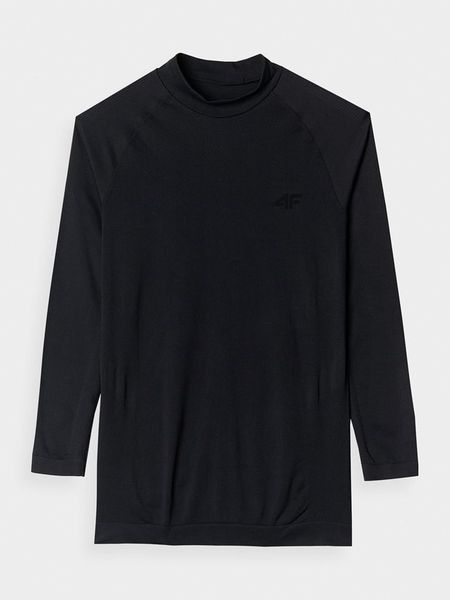 4F Podkoszulek termiczny w kolorze czarnym rozmiar: S/M. Czarne bielizna termoaktywna męska 4f, m, bez wzorów, z materiału. Za 82.83 zł.