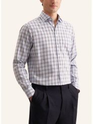 Seidensticker Koszula w kolorze błękitno-brązowym rozmiar: 42. Niebieskie koszule męskie Seidensticker, bez wzorów, z bawełny, bez kołnierzyka, bez ramiączek. Za 137.95 zł.