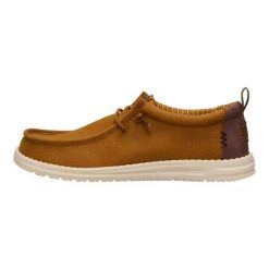 HeyDude Męskie Mokasyny Classic Wally Vintage. Brązowe mokasyny męskie Hey dude, z materiału. Za 229.00 zł.