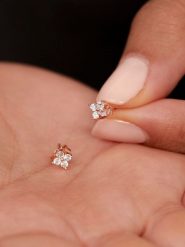 Heliophilia Srebrne kolczyki-wkrętki rozmiar: onesize. Szare kolczyki damskie Heliophilia, srebrne. Za 104.64 zł.