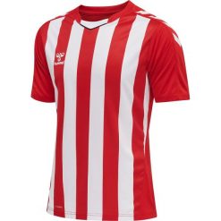 Koszulka do piłki nożnej męska Hummel Striped. Czerwone t-shirty sportowe męskie HUMMEL, m, bez ramiączek, do piłki nożnej. Za 154.50 zł.